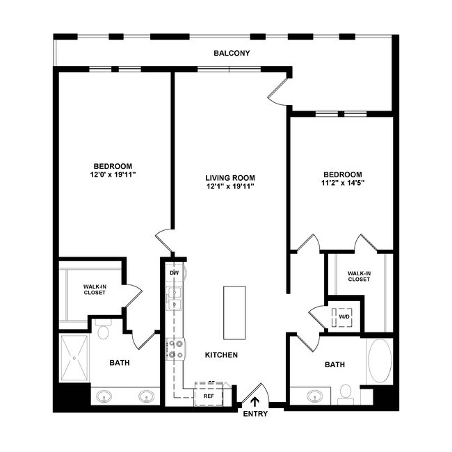Plan B2 405 floor plan